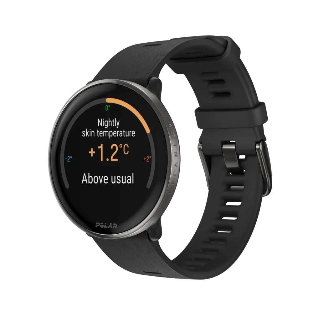 Polar Ignite 3 Titanium Black Silicone