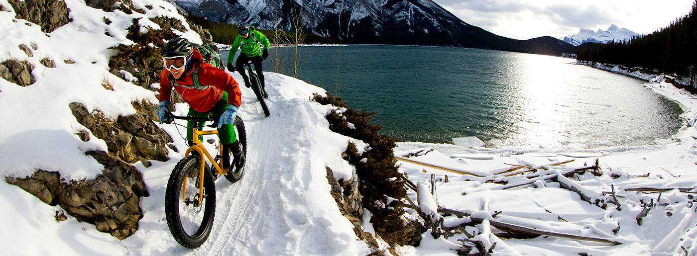 biking outside