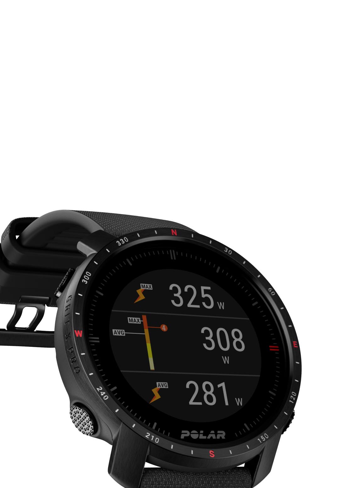Montre GPS vélo et triathlon Polar Grit X connectée étanche noir