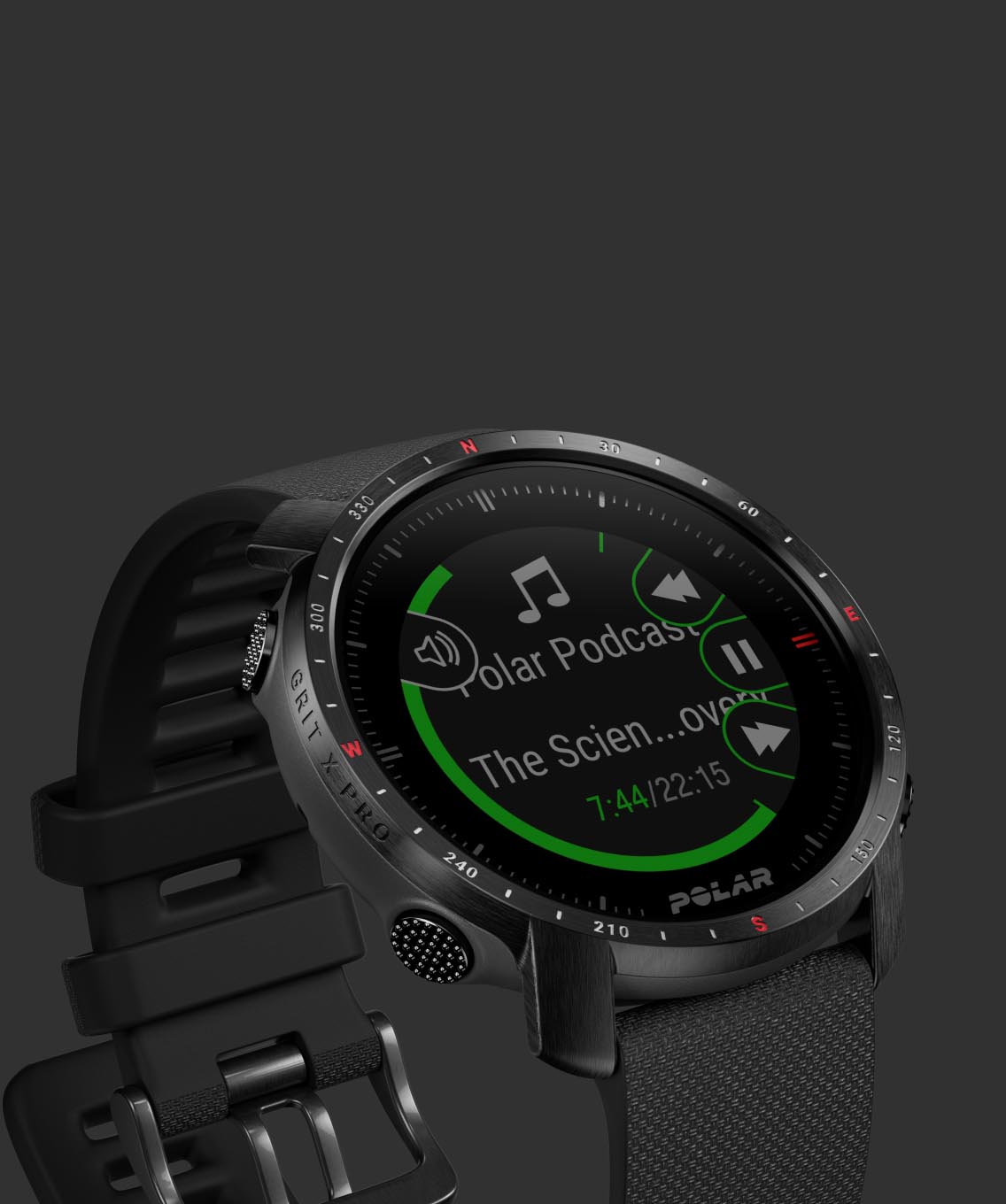  POLAR Grit X Pro Titan - Reloj deportivo GPS para exteriores de  alta calidad, durabilidad militar, cristal de zafiro, monitor de frecuencia  cardíaca a base de muñeca, batería ultra larga, navegación 