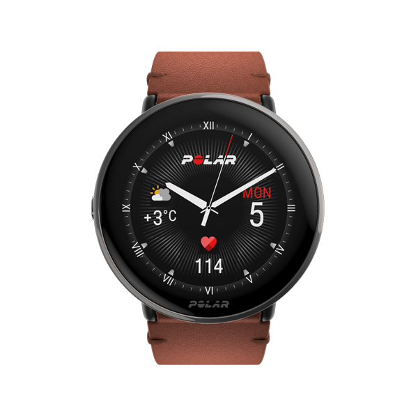 Polar Ignite 3 Titanium, Fitnessuhr, Sun-Kissed Bronze